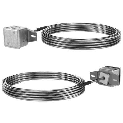 Duct Averaging Temperature Sensor with a Junction Box Enclosure