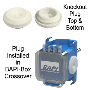 Pierceable Knockout Plug