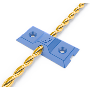 Rope Sensor Mounting Bracket Holding a Rope Sensor