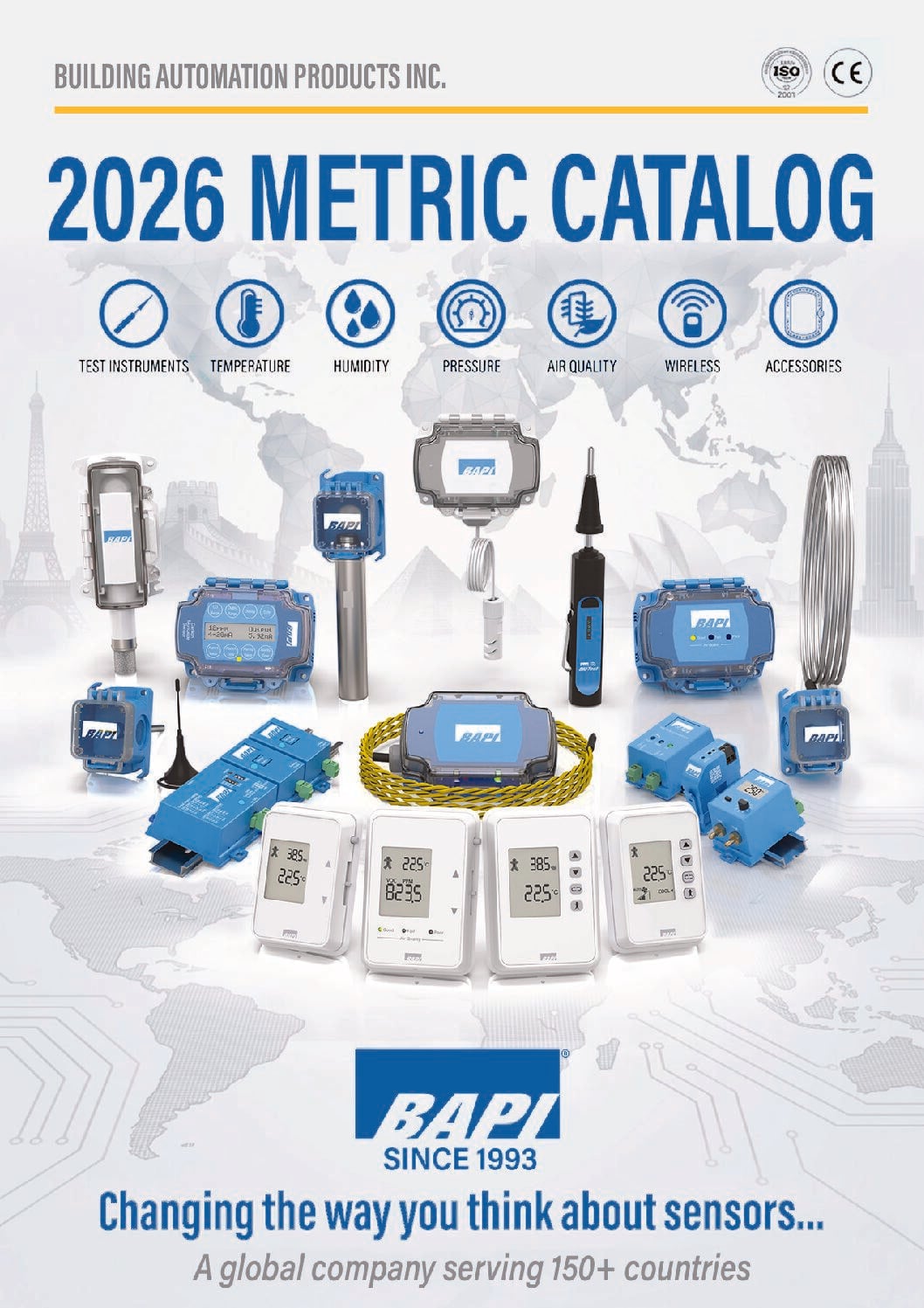 Cover of the 2026 BAPI metric product catalog