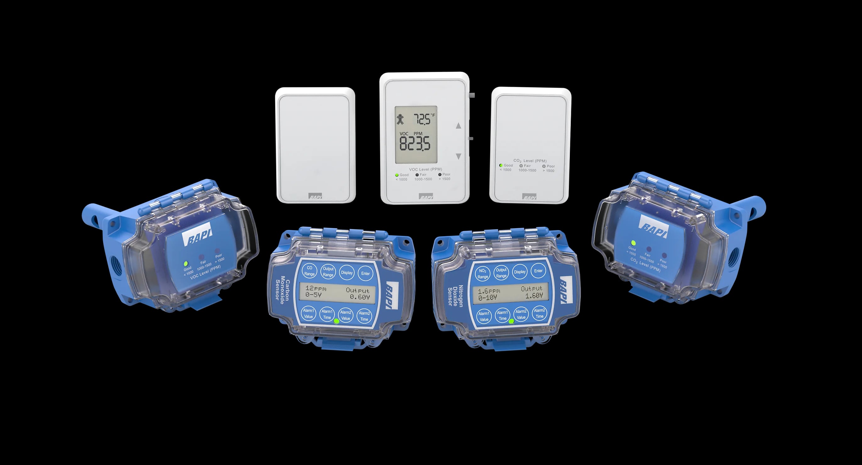Air Quality Sensors - CO₂, VOC, Particulate, CO, NO₂