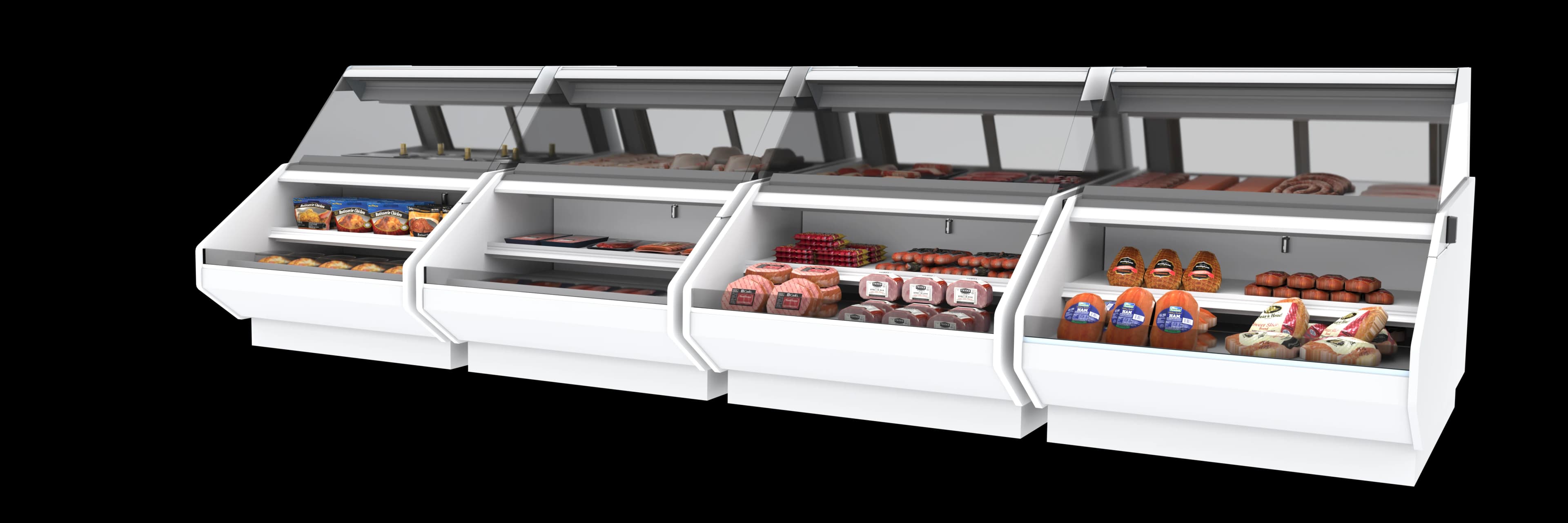 Temperature monitoring for deli display cases