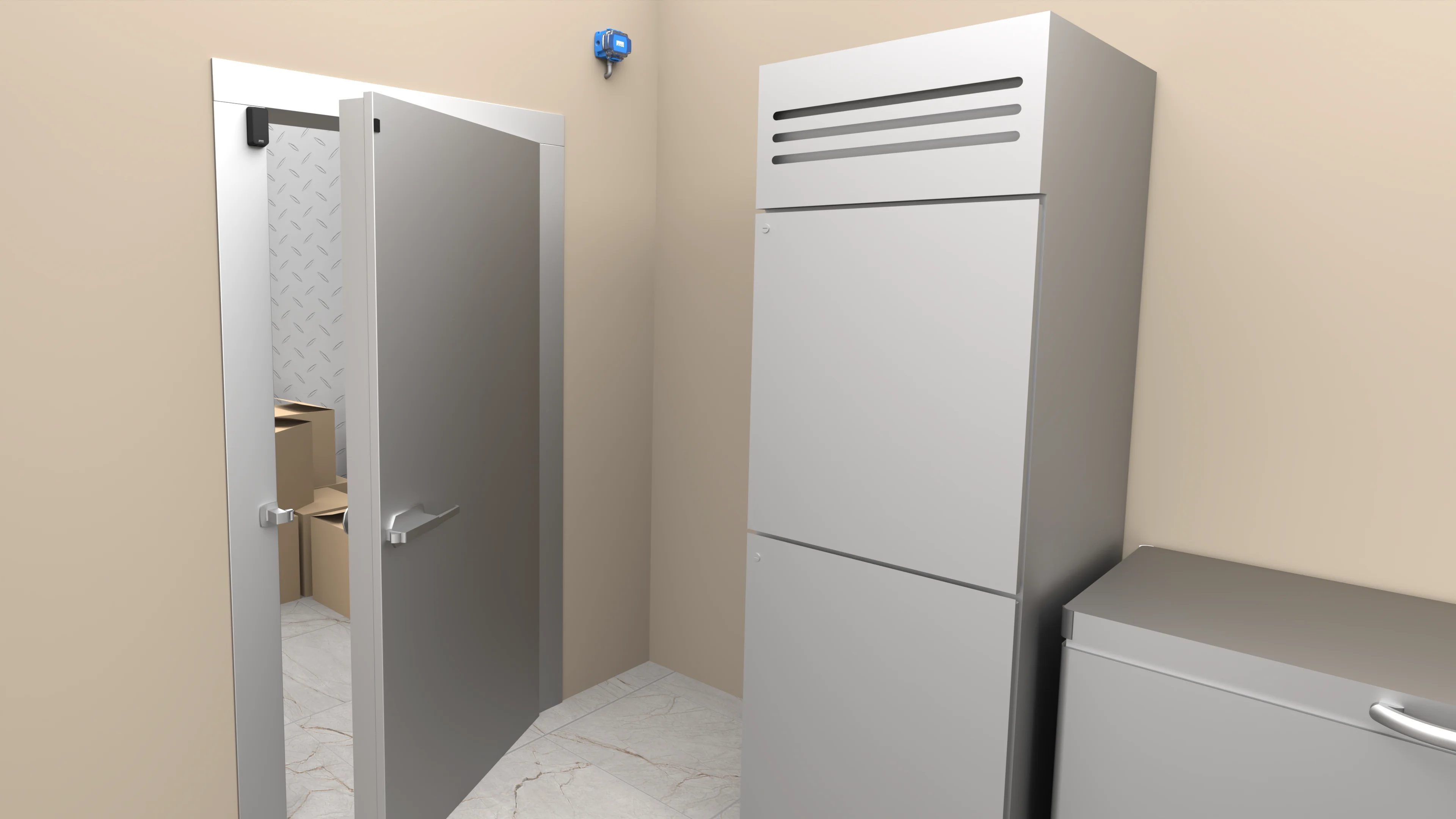 Door monitoring configuration