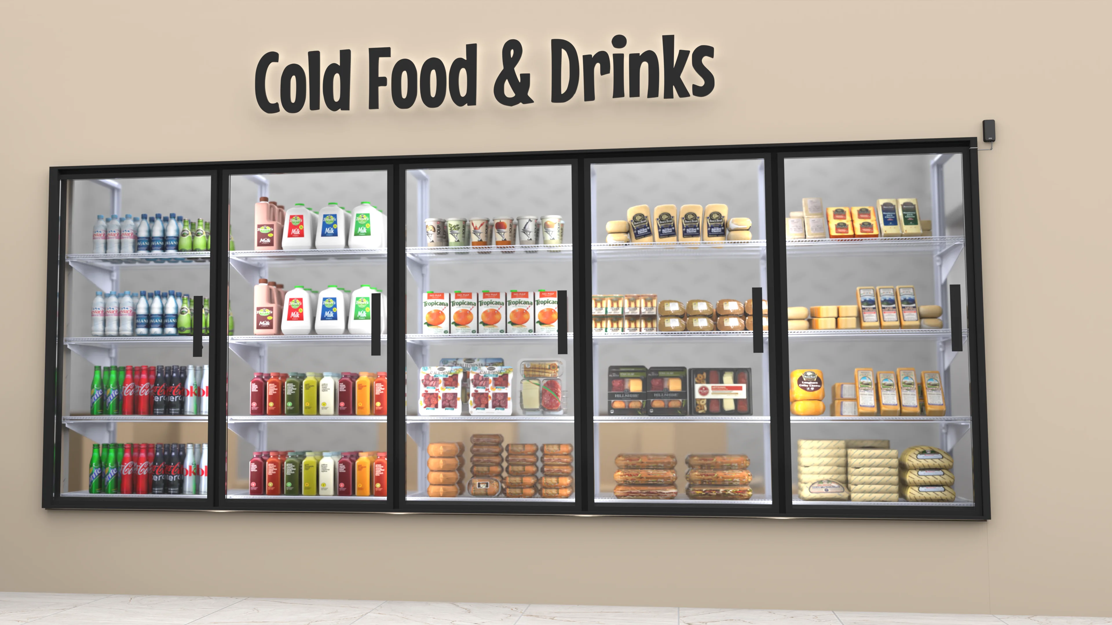 Walk-in cooler monitoring