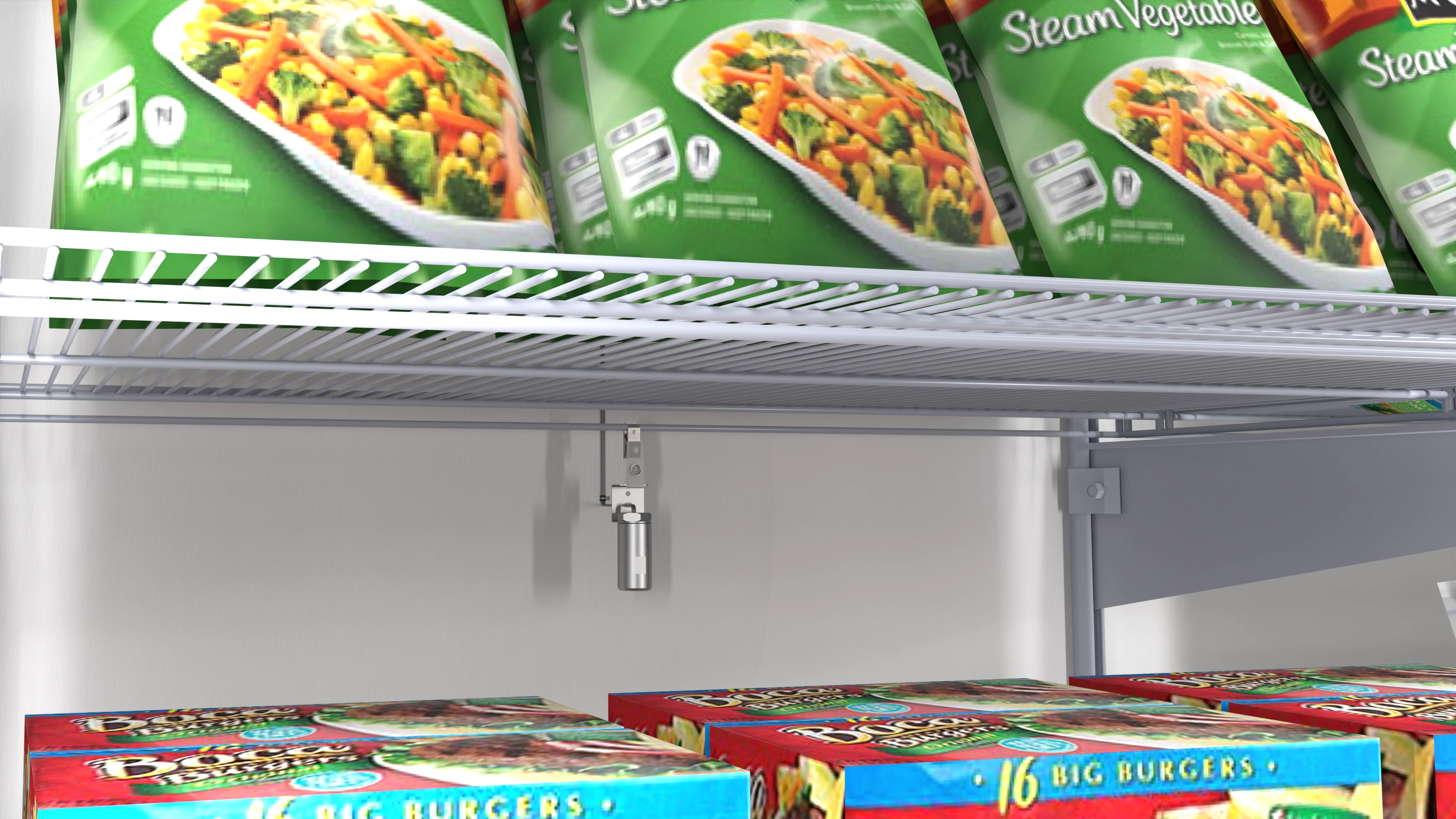 Freezer buffer zone sensor
