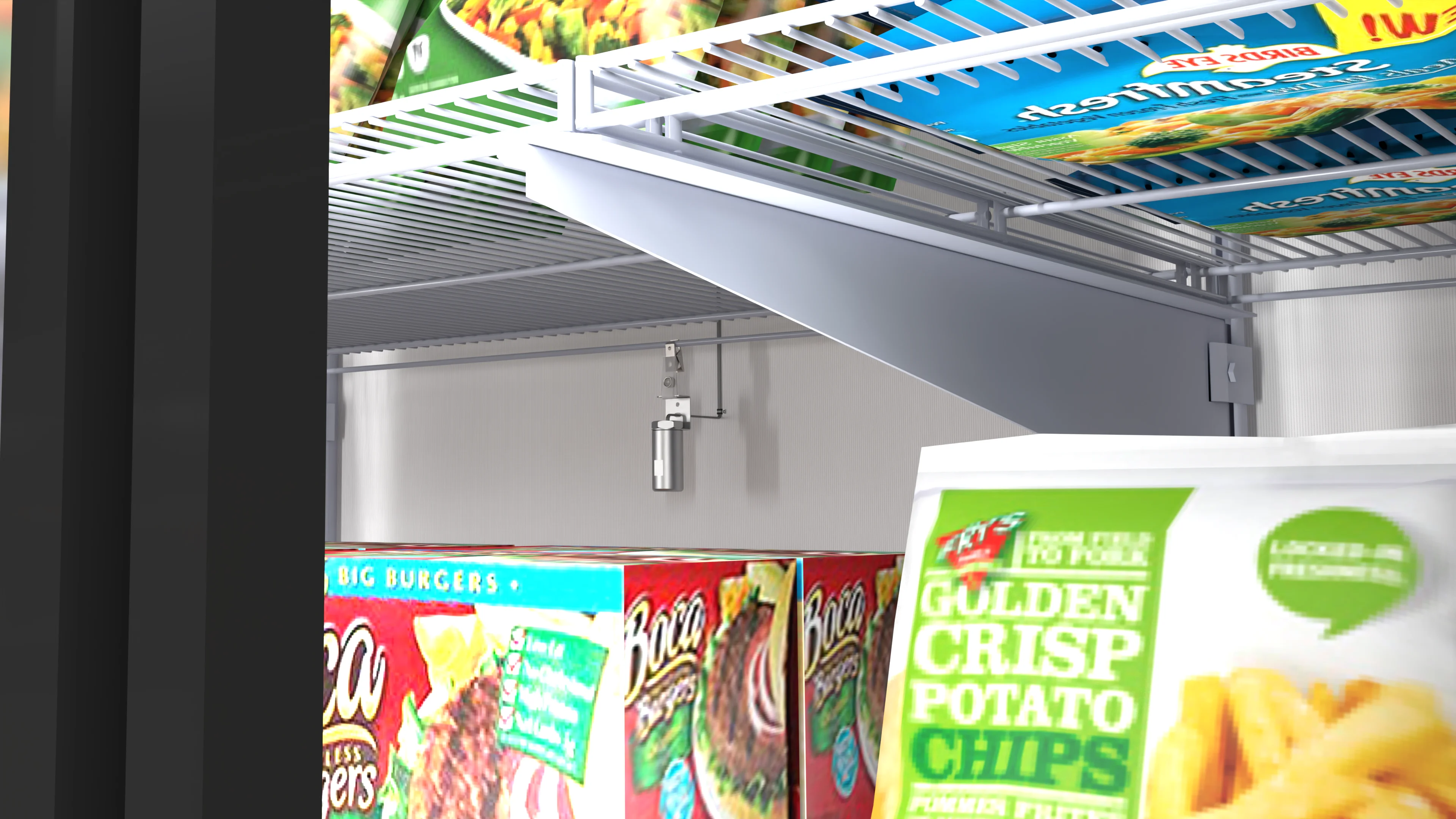 Freezer buffer area sensor