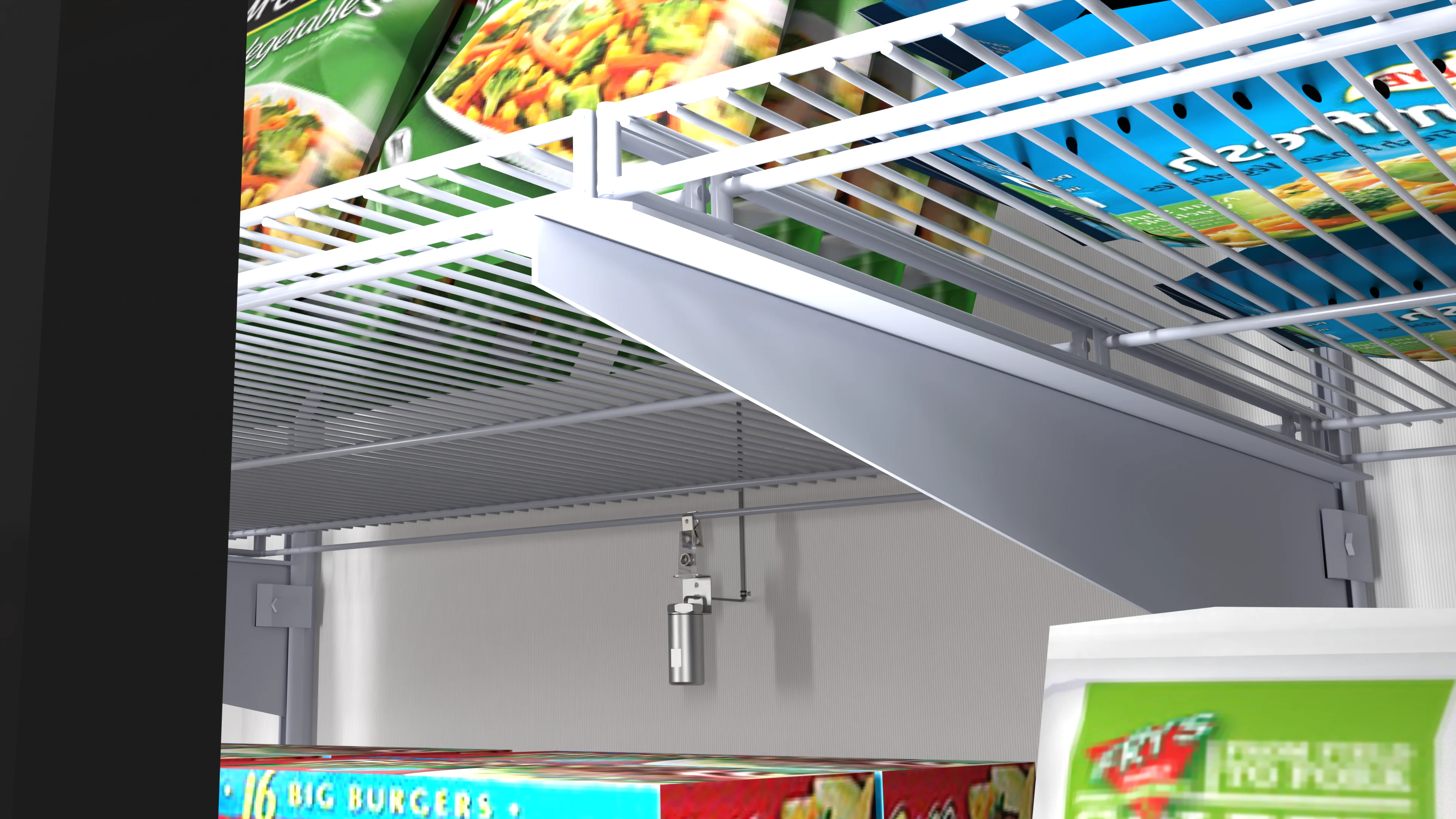 Large freezer buffer monitoring