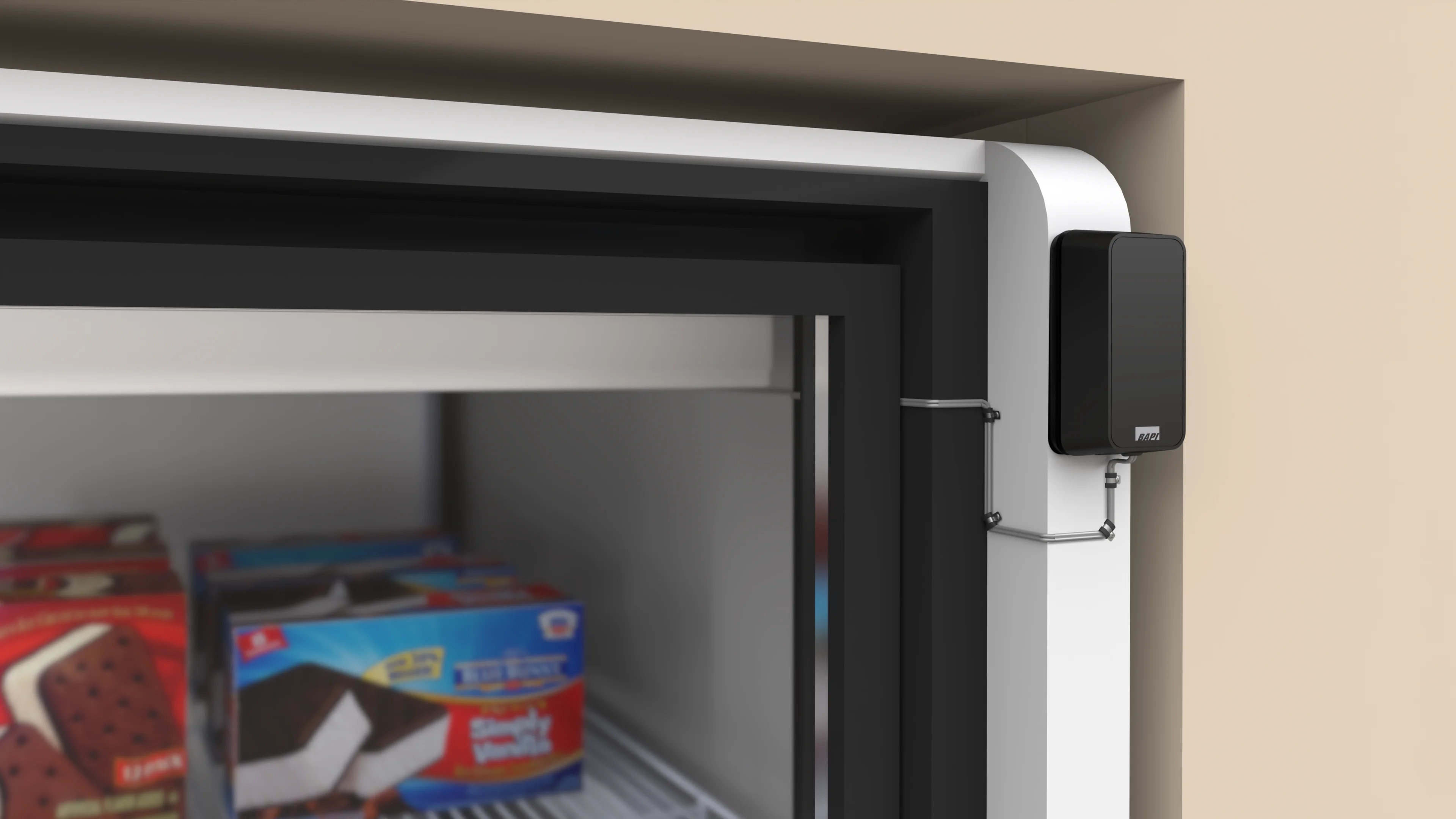 Slim profile freezer sensor