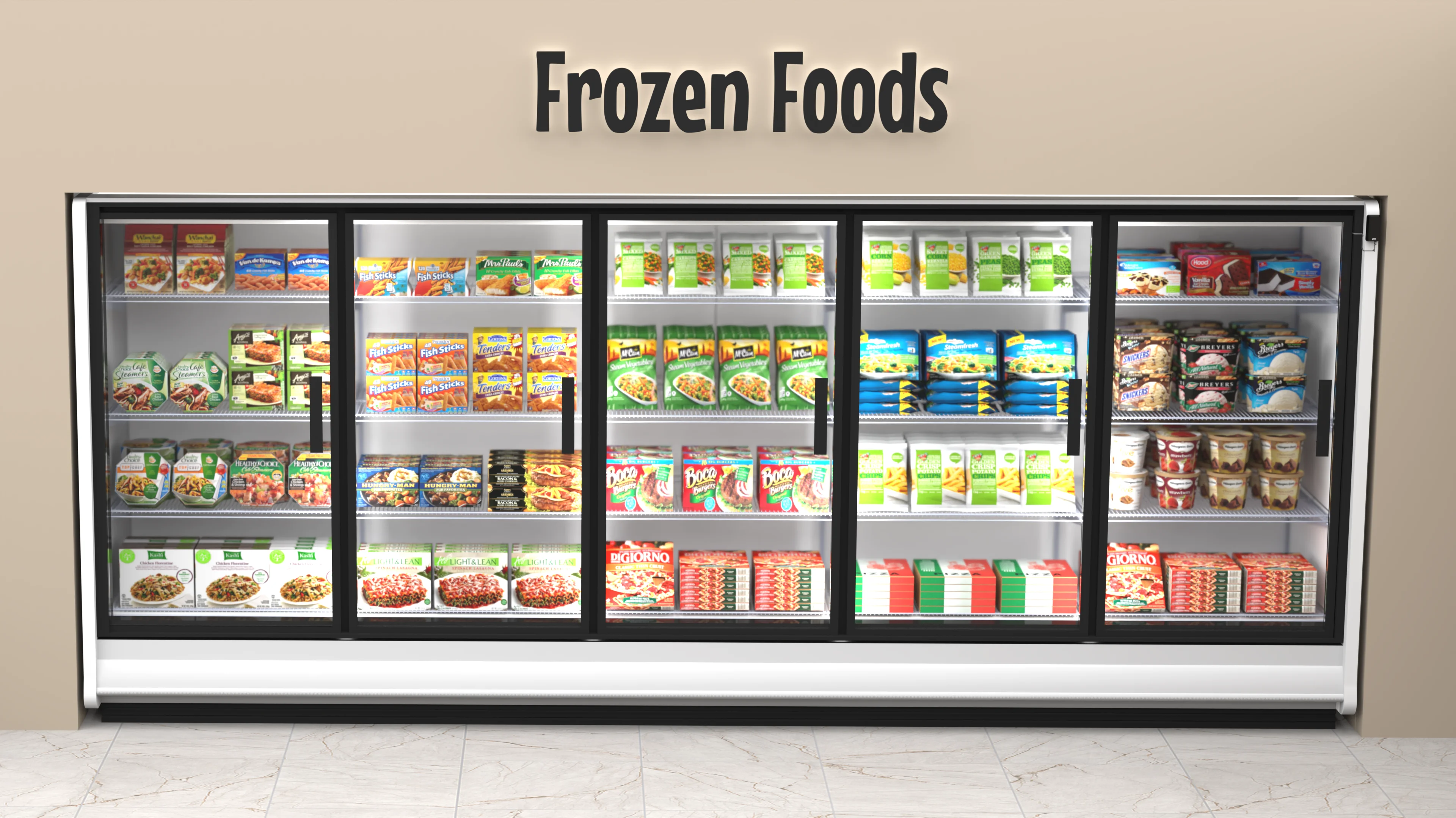 Frozen food storage monitoring