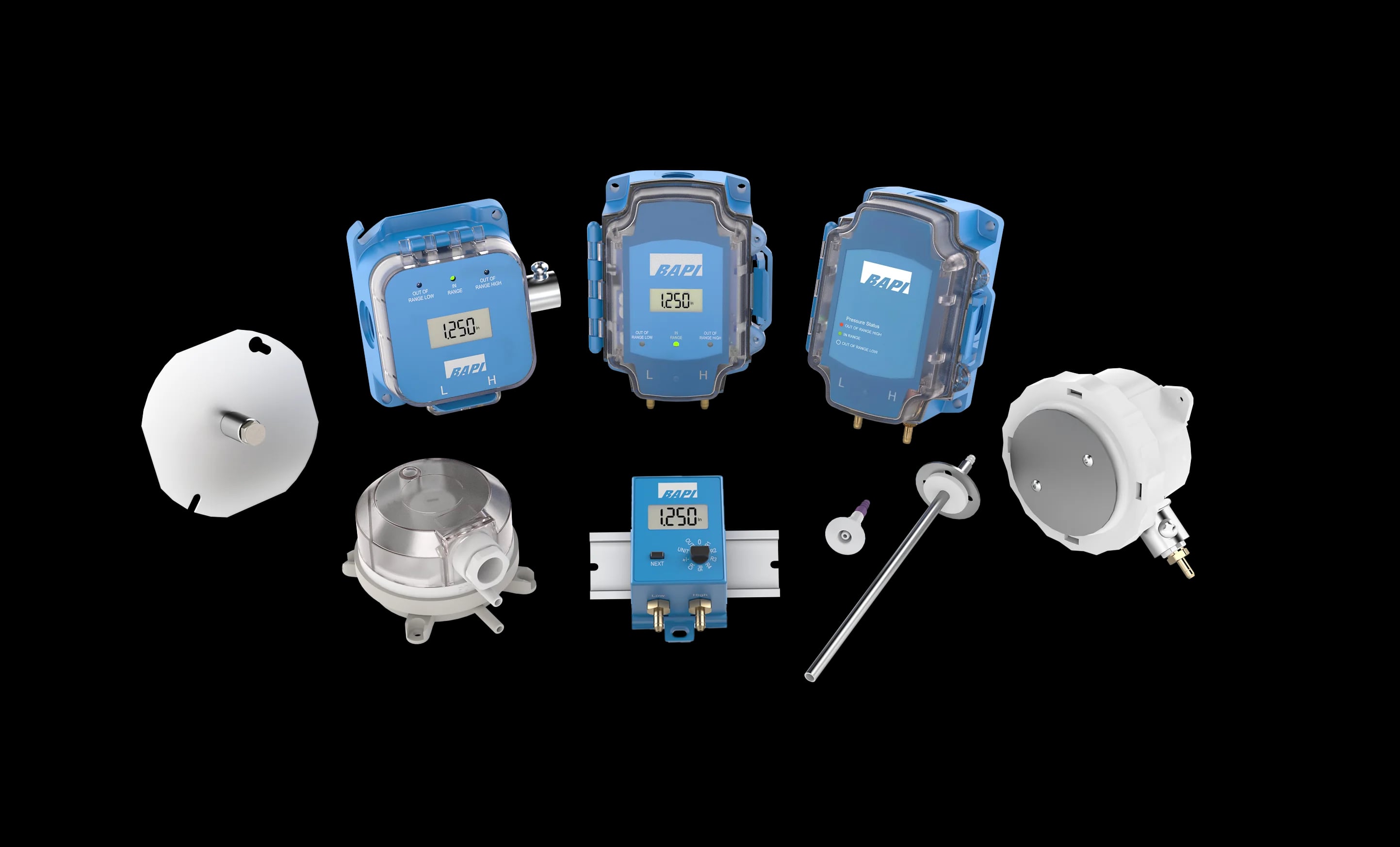 BAPI Pressure Sensors and Switches