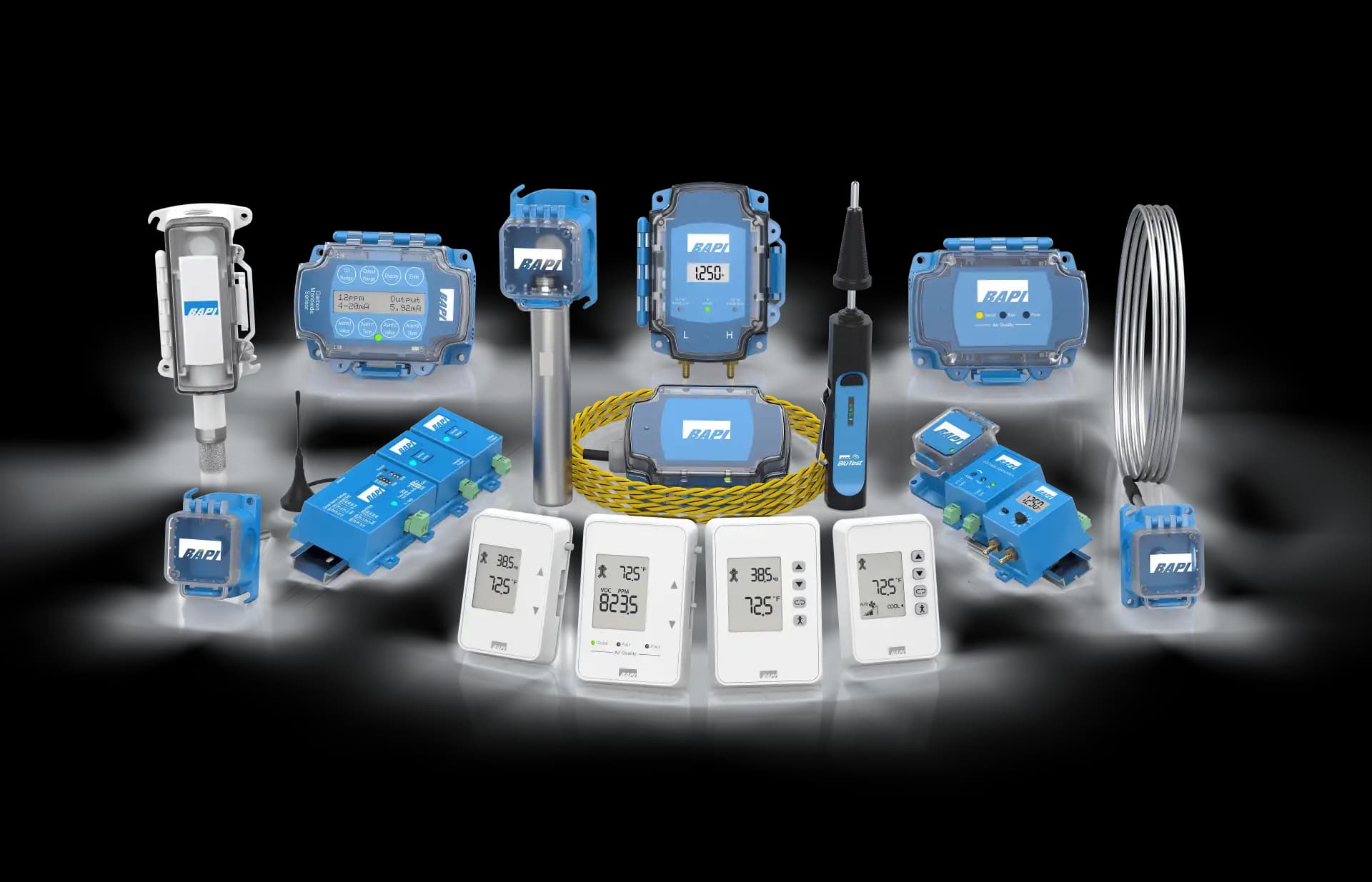 BAPI 2025 Complete Product Family - Temperature, Humidity, Pressure, Air Quality Sensors