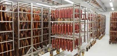 Meat processing monitoring