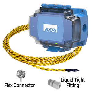 Water Leak Detector with Rope Sensor